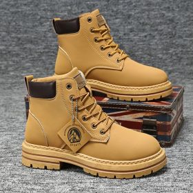 Martin Boots Men's Retro High-top (Option: YZ209 Khaki-39)