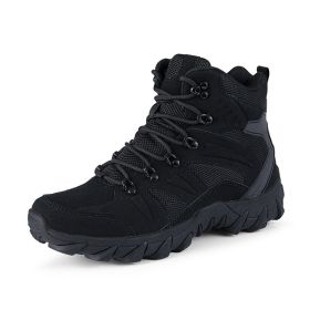 Men's Flying Outdoor Non-slip Combat Boots (Option: 702 Black-39)