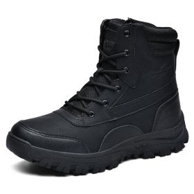 Men's Flying Outdoor Non-slip Combat Boots (Option: 701 Black-39)