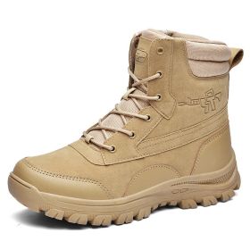 Men's Flying Outdoor Non-slip Combat Boots (Option: 701 Sand-39)