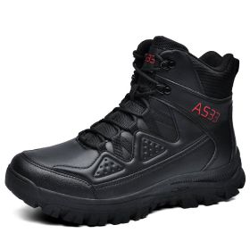Men's Flying Outdoor Non-slip Combat Boots (Option: 703 Black-39)