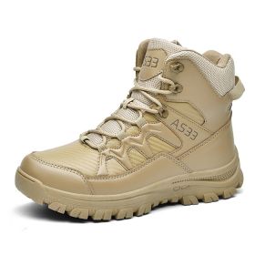 Men's Flying Outdoor Non-slip Combat Boots (Option: 706 Sand-39)