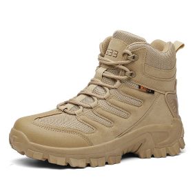 Men's Flying Outdoor Non-slip Combat Boots (Option: 707 Sand-40)