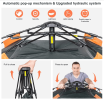 Camping dome tent is suitable for 2/3/4/5 people, waterproof, spacious, portable backpack tent, suitable for outdoor camping/hiking
