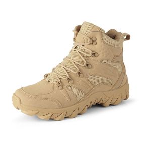 Men's Flying Outdoor Non-slip Combat Boots (Option: 702 Sand-46)