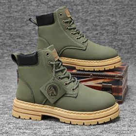 Martin Boots Men's Retro High-top (Option: YZ209 Green-46)