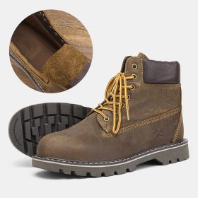 Genuine Cowhide Dr Martens Boots Men's Vintage Leather (Option: DX8201-42)