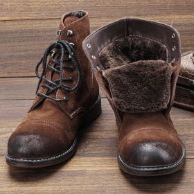 Men's Martin Top Layer Cowhide Boots (Option: DM8103-9)